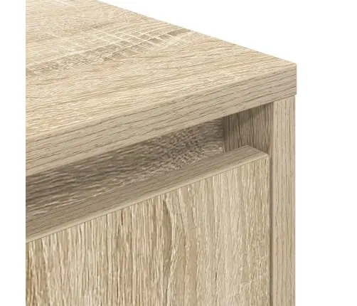 Nakts Skapis Ar Led Gaismām Sonoma Ozols 38X34X50 Cm Vidaxl