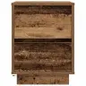 Naktsskapītis Ar Led Gaismām Old Wood 38X34X50 Cm Vidaxl Naktsskapītis Ar Led Gaismām Old Wood 38X34X50 Cm Vidaxl