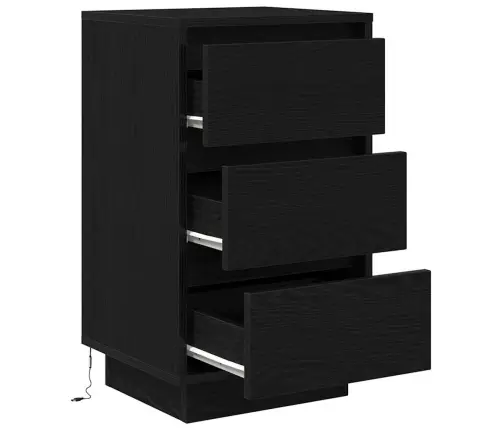 Öökapp Led-Tuledega, Must, 38X34X65 Cm