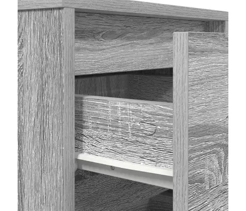 Naktsskapītis Ar Led Gaismām Pelēks Sonoma 38X34X65 Cm Vidaxl Naktsskapītis Ar Led Gaismām Pelēks Sonoma 38X34X65 Cm Vidaxl