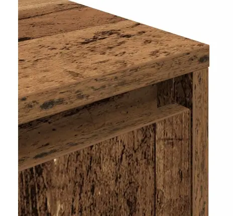 Spintelė Prie Lovos Su Led Lemputėmis Old Wood 38X34X65 Cm