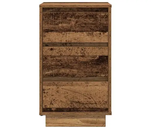 Spintelė Prie Lovos Su Led Lemputėmis Old Wood 38X34X65 Cm
