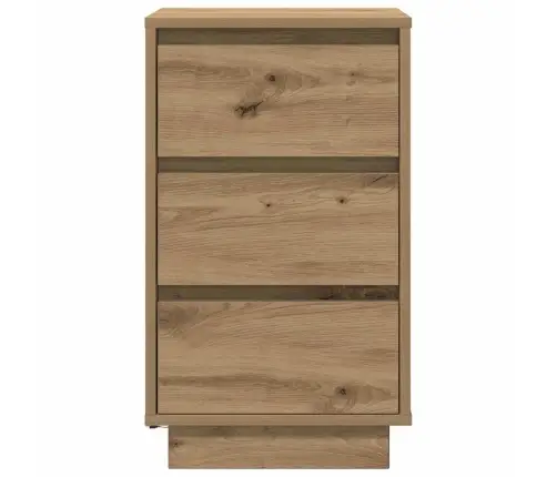 Naktinė Spintelė Su Led Lemputėmis Artisan Ąžuolas 38X34X65 Cm