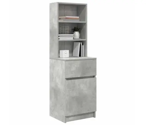 Öökapp, Betoonhall, 39X35X125 cm Tehispuit Öökapp, Betoonhall, 39X35X125 cm Tehispuit