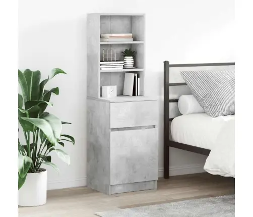 Öökapp, Betoonhall, 39X35X125 cm Tehispuit Öökapp, Betoonhall, 39X35X125 cm Tehispuit