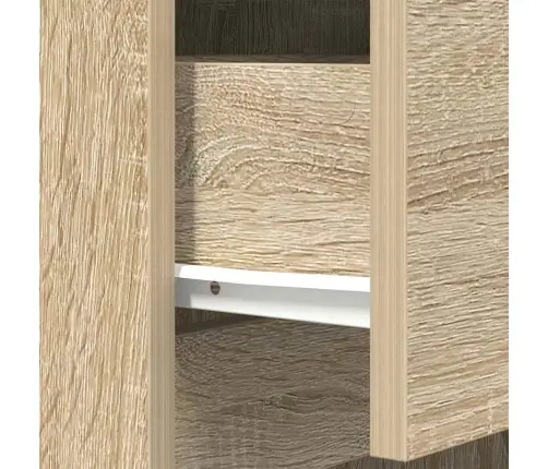 Naktsskapīši, 2 Gb., 39X35X65 Cm, Inženierijas Koks, Koka Krāsa Vidaxl