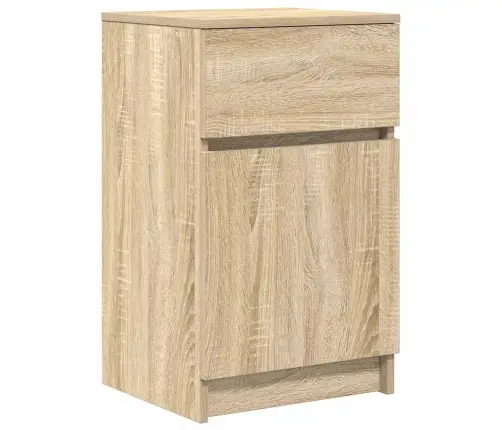 Naktsskapīši, 2 Gb., 39X35X65 Cm, Inženierijas Koks, Koka Krāsa Vidaxl