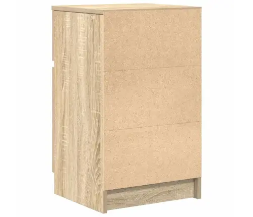 Naktsskapīši, 2 Gb., 39X35X65 Cm, Inženierijas Koks, Koka Krāsa Vidaxl