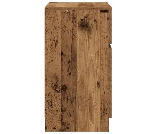 Naktsskapītis, Veca Koka, 39X35X65 Cm, Inženierijas Koks Vidaxl