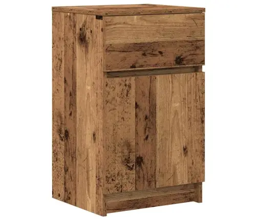 Naktsskapīši 2 Gab. Veca Koka 39X35X65 Cm Inženierijas Koks Vidaxl