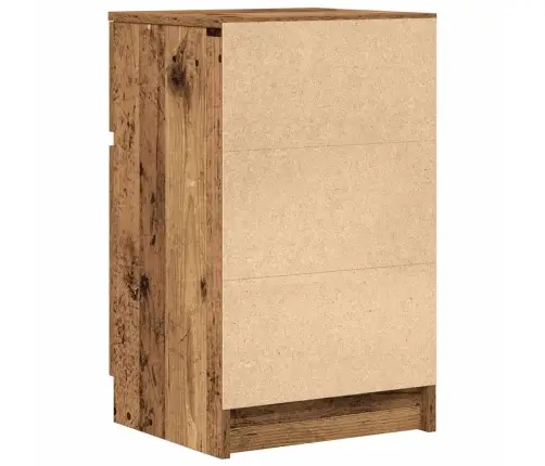 Naktsskapīši 2 Gab. Veca Koka 39X35X65 Cm Inženierijas Koks Vidaxl