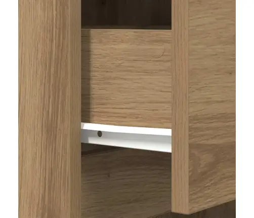 Naktsskapīši 2 Gab. Koka Krāsa 39X35X65 Cm Inženierijas Koks Vidaxl