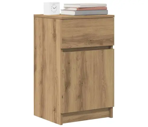 Naktsskapīši 2 Gab. Koka Krāsa 39X35X65 Cm Inženierijas Koks Vidaxl