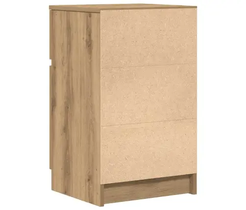 Naktsskapīši 2 Gab. Koka Krāsa 39X35X65 Cm Inženierijas Koks Vidaxl