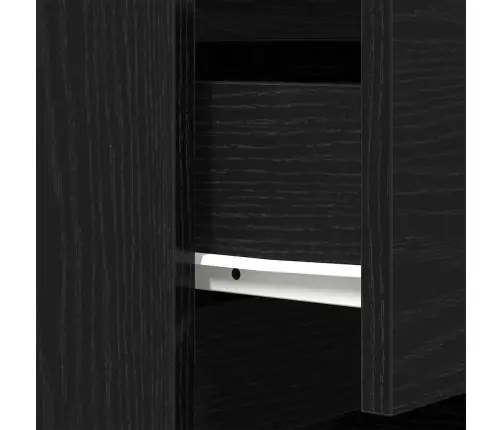 Öökapid 3 Sahtliga 2 Tk, Must, 39X35X65 Cm