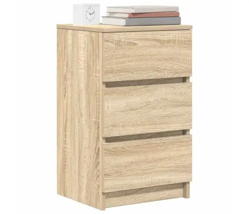 Öökapid 3 Sahtliga 2 Tk, Sonoma Tamm, 39X35X65 Cm Öökapid 3 Sahtliga 2 Tk, Sonoma Tamm, 39X35X65 Cm