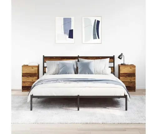 Naktsskapītis Ar 3 Atvilktnēm, 2 Gab., Veca Koka, 38X34X80 Cm Vidaxl Naktsskapītis Ar 3 Atvilktnēm, 2 Gab., Veca Koka, 38X34X80 Cm Vidaxl