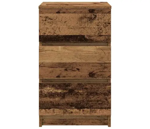 Naktsskapītis Ar 3 Atvilktnēm, 2 Gab., Veca Koka, 38X34X80 Cm Vidaxl Naktsskapītis Ar 3 Atvilktnēm, 2 Gab., Veca Koka, 38X34X80 Cm Vidaxl