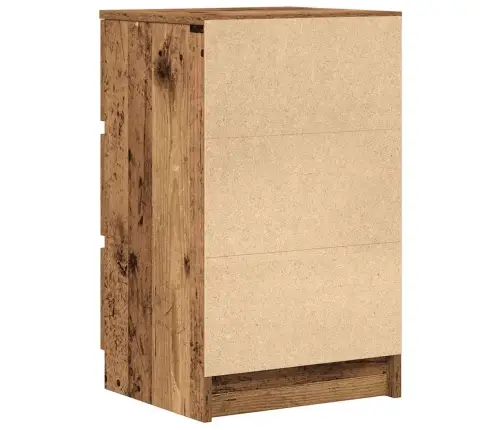 Naktsskapītis Ar 3 Atvilktnēm, 2 Gab., Veca Koka, 38X34X80 Cm Vidaxl Naktsskapītis Ar 3 Atvilktnēm, 2 Gab., Veca Koka, 38X34X80 Cm Vidaxl