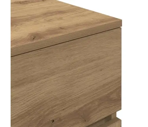 Naktinė Spintelė Su 3 Stalčiais, Srtisan Ąžuolas, 39X35X65 Cm