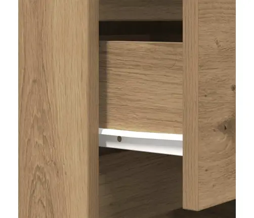 Naktinė Spintelė Su 3 Stalčiais, Srtisan Ąžuolas, 39X35X65 Cm