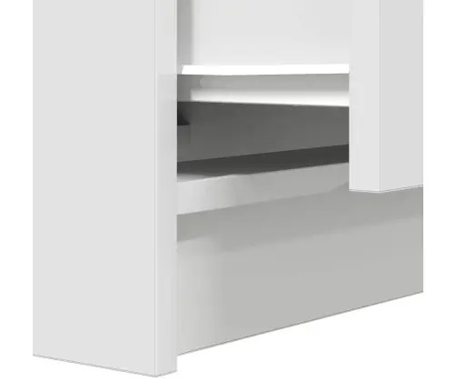 Naktsskapītis Ar 2 Atvilktnēm, Balts, 38X34X80 Cm Vidaxl Naktsskapītis Ar 2 Atvilktnēm, Balts, 38X34X80 Cm Vidaxl