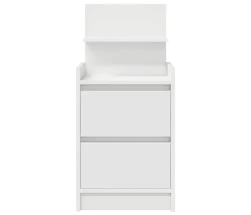 Öökapid, 2 Sahtliga 2 Tk, Valge 38X34X80 Cm