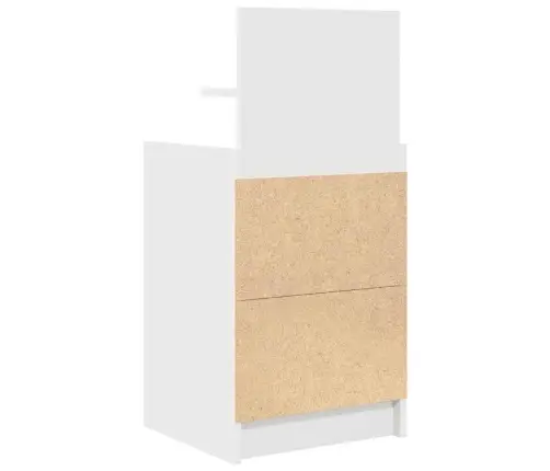 Öökapid, 2 Sahtliga 2 Tk, Valge 38X34X80 Cm