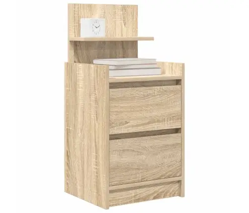 Naktinė Spintelė Su 2 Stalčiais 2 Vnt, 38X34X80 Cm