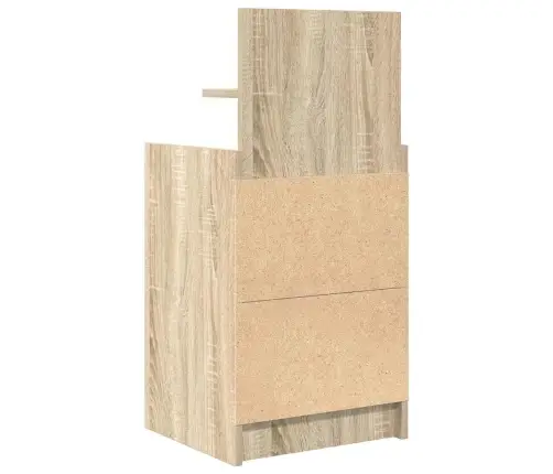 Naktinė Spintelė Su 2 Stalčiais 2 Vnt, 38X34X80 Cm