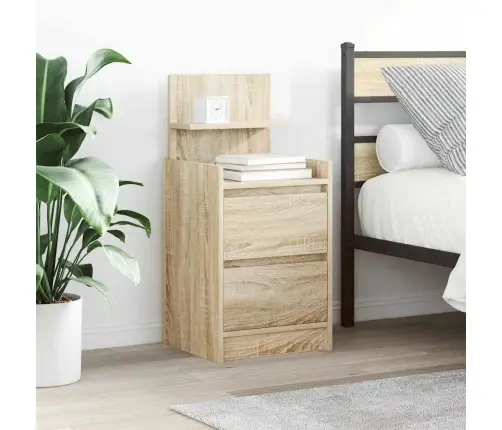 Naktinė Spintelė Su 2 Stalčiais 2 Vnt, 38X34X80 Cm