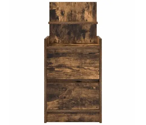 Naktsskapītis Ar 2 Atvilktnēm Kūpināts Ozols 38X34X80 Cm Vidaxl Naktsskapītis Ar 2 Atvilktnēm Kūpināts Ozols 38X34X80 Cm Vidaxl