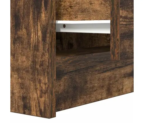 Naktsskapītis Ar 2 Atvilktnēm Kūpināts Ozols 38X34X80 Cm Vidaxl Naktsskapītis Ar 2 Atvilktnēm Kūpināts Ozols 38X34X80 Cm Vidaxl