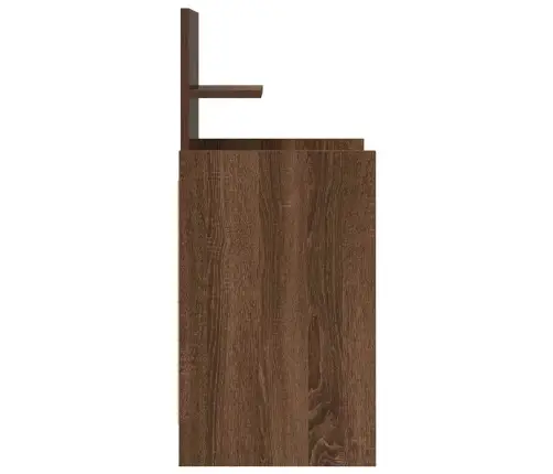 Naktsskapīši Ar 2 Atvilktnēm, 2 Gab., Brūna Ozola, 38X34X80 Cm Vidaxl