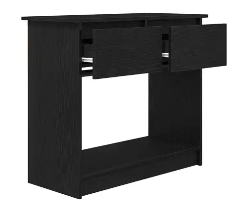 Konsoles Galds Ar Atvilktnēm, Melns, 85,5X38,5X74,5 Cm Vidaxl Konsoles Galds Ar Atvilktnēm, Melns, 85,5X38,5X74,5 Cm Vidaxl