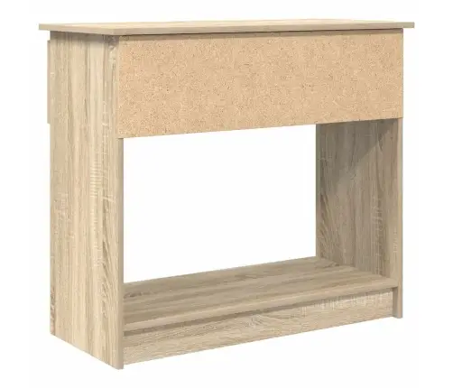 Konsoles Galds Ar Atvilktnēm, Ozola Krāsa, 85,5X38,5X74,5 Cm Vidaxl