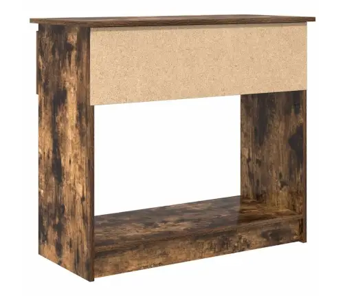 Konsoles Galds Ar Atvilktnēm, Kūpināts Ozols, 85,5X38,5X74,5 Cm Vidaxl