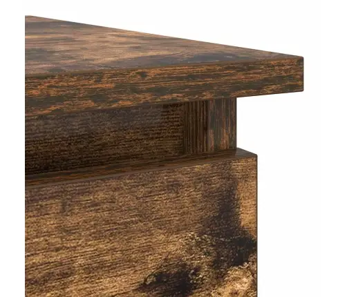 Konsoles Galds Ar Atvilktnēm, Kūpināts Ozols, 85,5X38,5X74,5 Cm Vidaxl