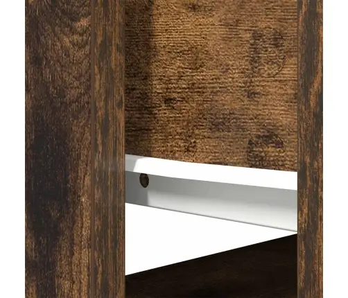 Konsoles Galds Ar Atvilktnēm, Kūpināts Ozols, 85,5X38,5X74,5 Cm Vidaxl