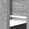 Konsoles Galds Ar Atvilktnēm, Pelēks Koks, 85,5X38,5X74,5 Cm Vidaxl