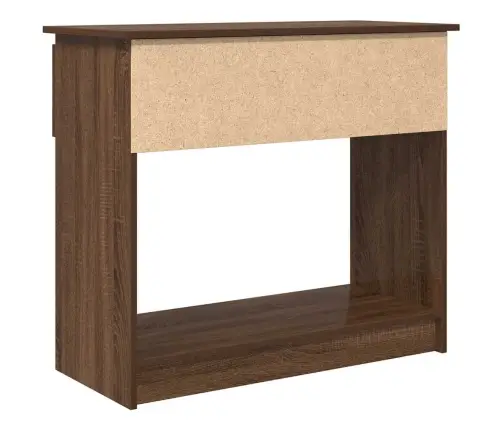 Konsoles Galds Ar Atvilktnēm, Brūns Ozols, 85,5X38,5X74,5 Cm Vidaxl