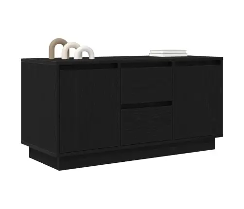 Tv Skapītis Ar Led Apgaismojumu, Melni, 100X41X50 Cm Vidaxl