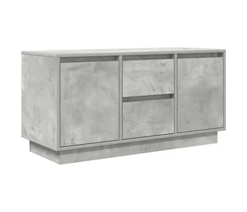 Tv Spintelė Su Led Lemputėmis, Betono Pilka, 100X41X50 Cm