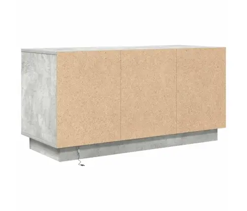 Tv Spintelė Su Led Lemputėmis, Betono Pilka, 100X41X50 Cm
