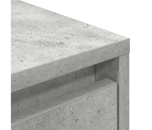 Tv Spintelė Su Led Lemputėmis, Betono Pilka, 100X41X50 Cm