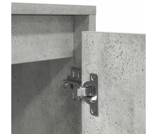 Tv Spintelė Su Led Lemputėmis, Betono Pilka, 100X41X50 Cm