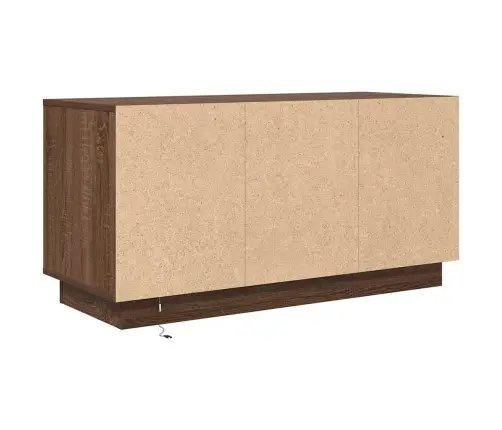 Tv Galdiņš Ar Led Lampiņām, Ozolkoka Krāsa, 100X41X50 Cm Vidaxl