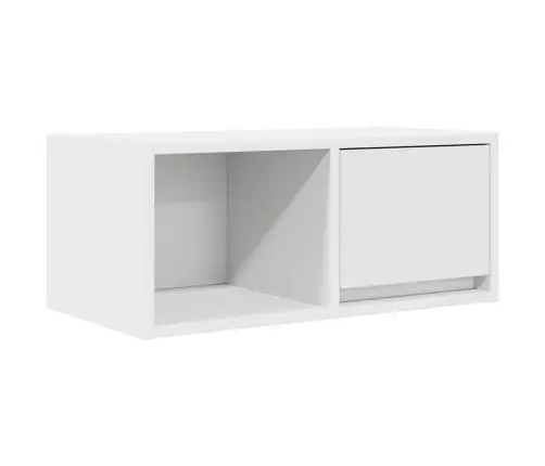 Tv Skapītis, Balti, 60X31X25,5 Cm, Inženierijas Koks Vidaxl