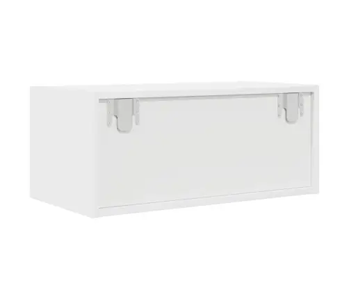 Tv Skapītis, Balti, 60X31X25,5 Cm, Inženierijas Koks Vidaxl