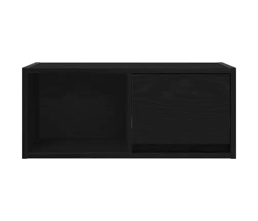 Tv Skapis, Melns Ozola 60X31X25,5 Cm Inženierijas Koks Vidaxl Tv Skapis, Melns Ozola 60X31X25,5 Cm Inženierijas Koks Vidaxl